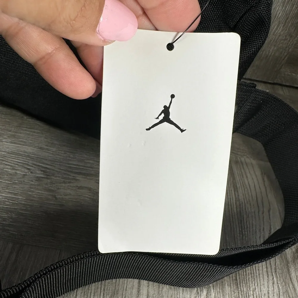 Jordan Crossbody Bag Small Black Red Jumpman Logo SM9031-023 NEW